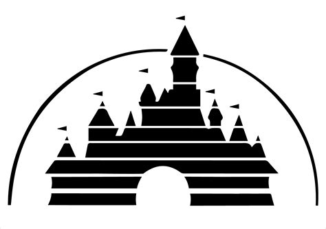 Pin by Enosart.com on Cartoon | Disney castle silhouette, Disneyland castle silhouette, Disney ...