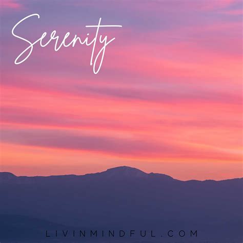 Serenity | Meditation - Livin' Mindful