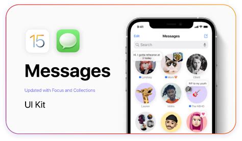 iOS 15 - iMessage UI Kit | Figma Community