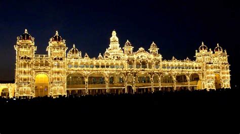 Mysore Palace Lighting HD - YouTube