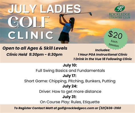 Calling all golf-loving ladies!... - Rockledge Country Club