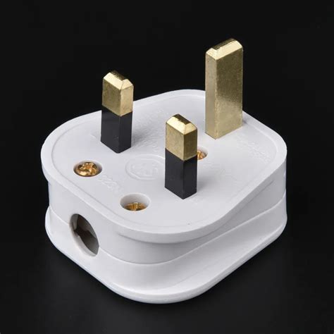 White 3 Pin UK Mains Top Plug 13A 13 AMP Appliance Power Socket Fuse Adapter Household,1 pcs-in ...