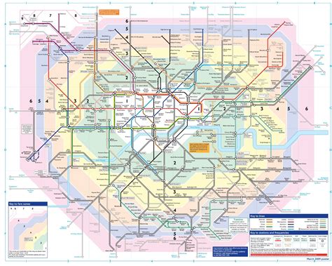 London Map Zones 1-6