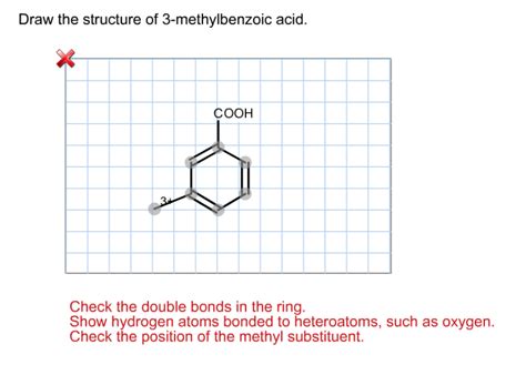 Solved Draw the structure of 3-methylbenzoic acid. COOH | Chegg.com