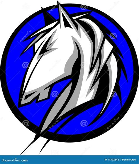 Horse / Mustang / Bronco Mascot Logo Stock Photography - Image: 11322842