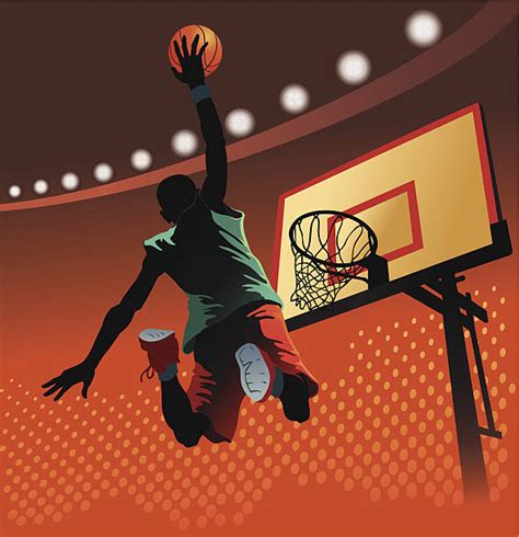 Slam Dunk Clip Art, Vector Images & Illustrations - iStock