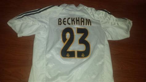 David Beckham Real Madrid replica futbol soccer jersey adult mens small ...