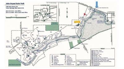 John Bryan State Park Map - Maping Resources