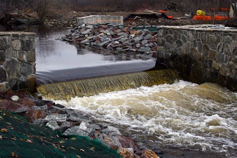 Warner's Pond spillway | liz west | Flickr