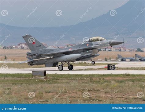 Turkish Air Force F-16 editorial stock image. Image of otan - 203393709