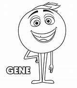 Gene In The Emoji Movie Coloring Page  Free Printable Coloring Pages sketch template