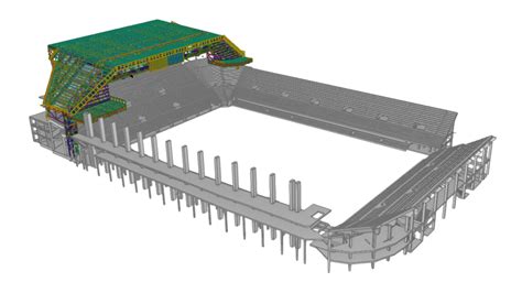 The cover of Football Club's stadium, Villarreal | IDEA StatiCa