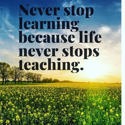 Great quote. Everyday there are opportunities for learning, no matter ...