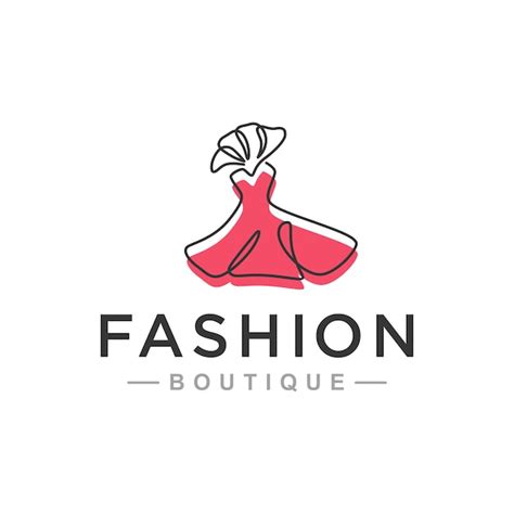 Premium Vector | Boutique shop fashion logo a