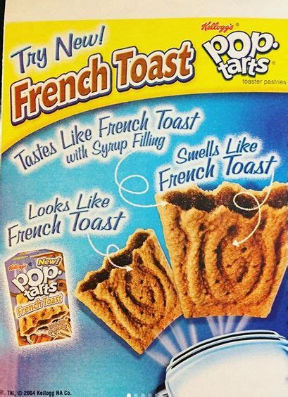 From 2004 Kellogg’s Pop-Tarts “New” FRENCH TOAST toaster pastries | Pop ...