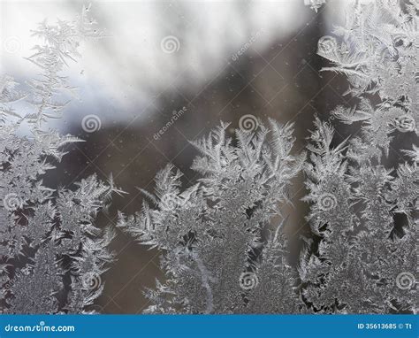 Frosted windows stock image. Image of cold, freeze, frost - 35613685