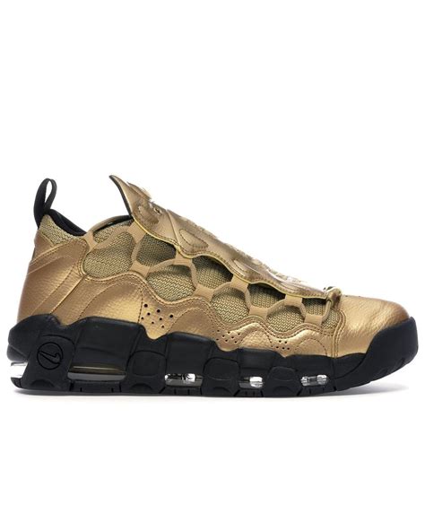 Nike Air More Money Shoes - Size 10 in Gold (Metallic) for Men - Save ...