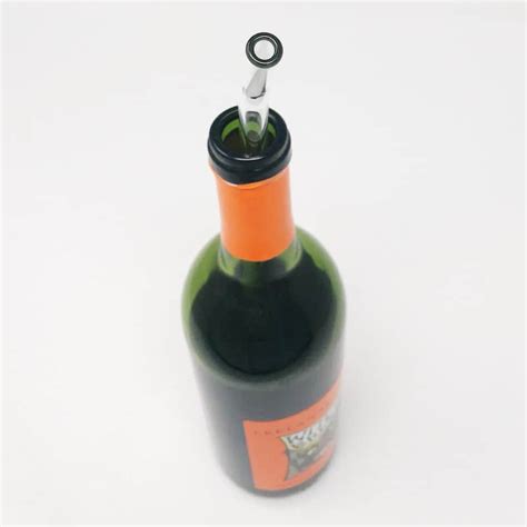 Reusable Clear Wine Bottle Straw | Glass Straws by Strawesome