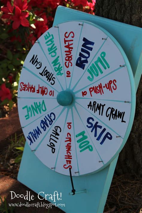 Doodlecraft: Super Spinning Prize Wheel DIY! *Better instructions* | Crafty | Pinterest | Prize ...