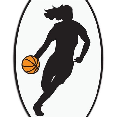 Girl Basketball Silhouette Vector at Vectorified.com | Collection of Girl Basketball Silhouette ...