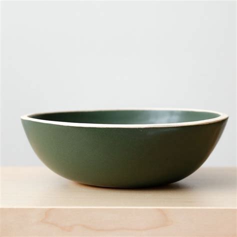 Green Ceramic Bowl - Etsy