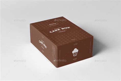 Cake Box Mockup