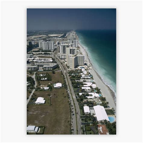 Aerial Miami Beach - Slim Aarons Print