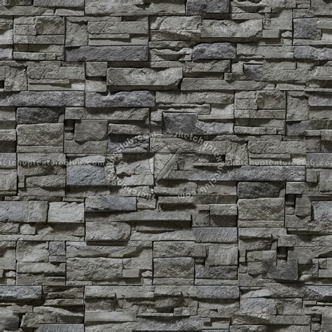 Stacked slabs walls stone texture seamless 08187