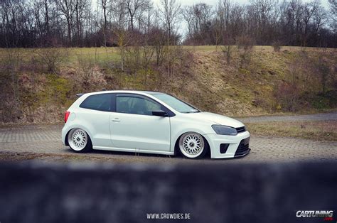 Stanced Volkswagen Polo Mk5 » CarTuning - Best Car Tuning Photos From ...