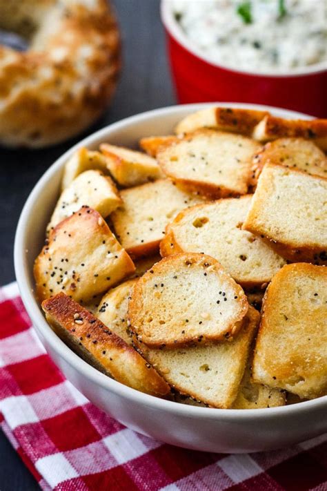 Homemade Bagel Chips (Toaster Oven or Air Fryer)