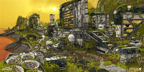 ArtStation - Destiny: Early Human Colony Exploration, Dorje Bellbrook Fantasy Art Landscapes ...