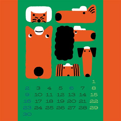 2024 DOG CALENDAR :: Behance