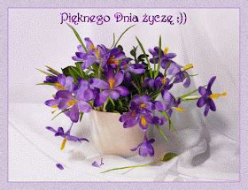 Wiersze,Gify Na Dzień Dobry ...: Gify Pięknego dnia Flower Vases, Flower Pots, Purple Bowls ...