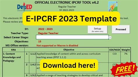 e-IPCRF 2023 Template Free | Download here!