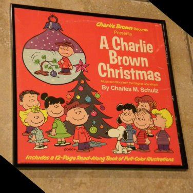 A Charlie Brown Christmas - Framed Vintage Record Album Cover – 0150