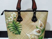 26 Banig bags ideas | bags, bayong, handpainted bags