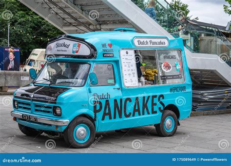 London, UK, July 14, 2019. London Street Food Truck Editorial Stock Image - Image of city ...