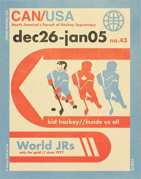 World JRs // Hockey Art // graphic design for Kid Hockey : r/graphic_design