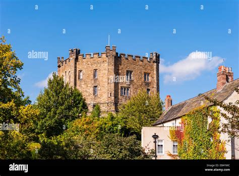 Durham castle in Durham , England , Britain , Uk Stock Photo - Alamy