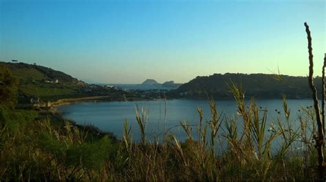 -The Lake Avernus, set in the territory of Cumae, southern Italy, as it ...