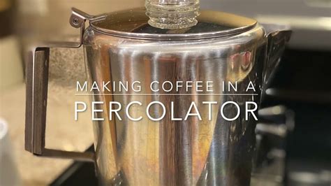 Making Old-Fashioned Coffee | Using a Percolator | Good Stuff - YouTube