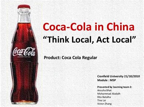 Coca-Cola in China