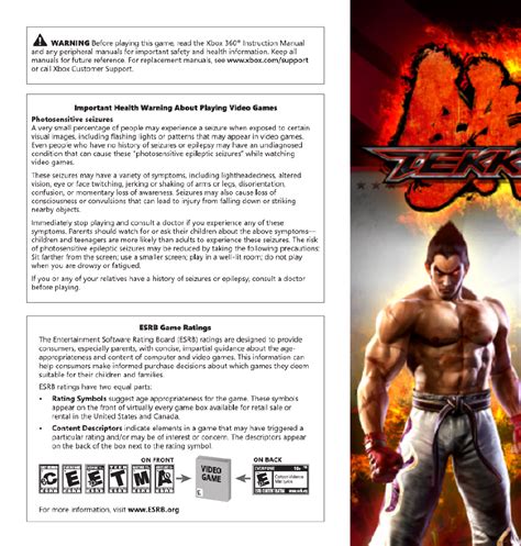 Microsoft Tekken 6 (Xbox 360) Handleiding (16 Pagina's)