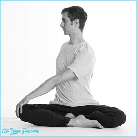 Seated Twist Yoga Pose - AllYogaPositions.com