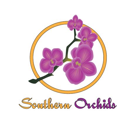 Orchid Flower Logo