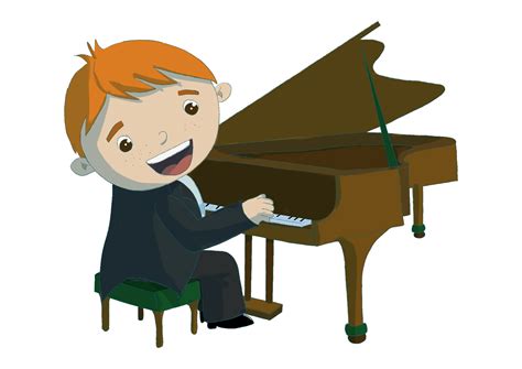 Playing The Piano Drawing
