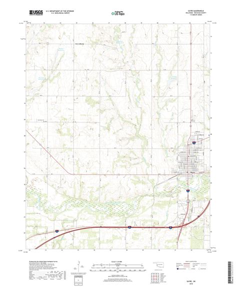 Sayre, OK (2018, 24000-Scale) Map by United States Geological Survey | Avenza Maps