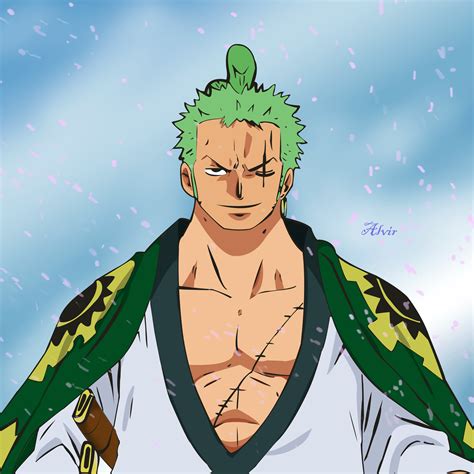 Zoro Fan Art Took me About 5 Hours I am a newbie (•_•) : r/OnePiece