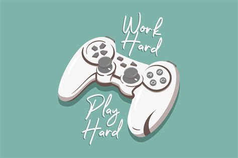 Work Hard Play Hard Graphic by Artchitype Studio · Creative Fabrica