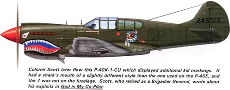 Colonel Scott's P-40 Warhawk | Military aircraft, Model airplanes ...